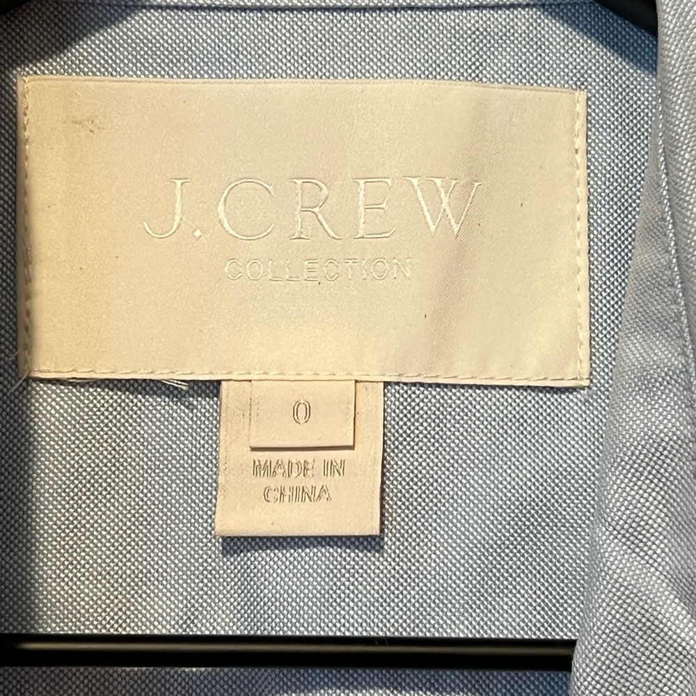 J. Crew Collection Beaded Oxford Short Sleeve Button Up Shirt - Picture 4 of 11
